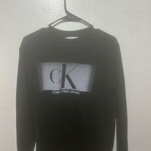 Calvin Klein Jeans Black Crewneck Top